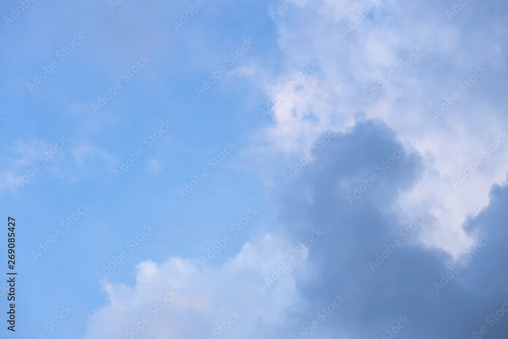 wolken am blauen Himmel Regen meteorologie