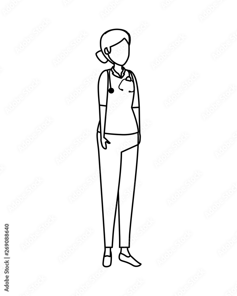 professional female doctor with stethoscope professional female doctor with stethoscope
