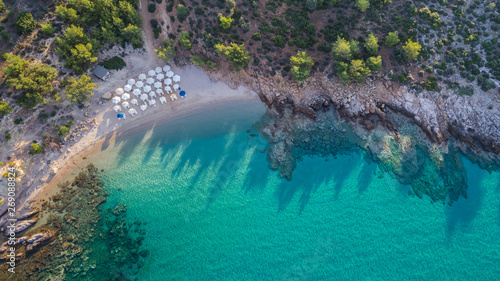 Notos beach. Thassos island, Greece photo