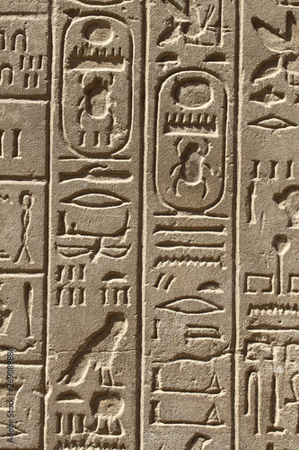 Ancient egypt hieroglyphs