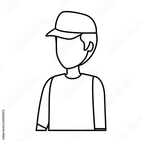 delivery worker avatar character