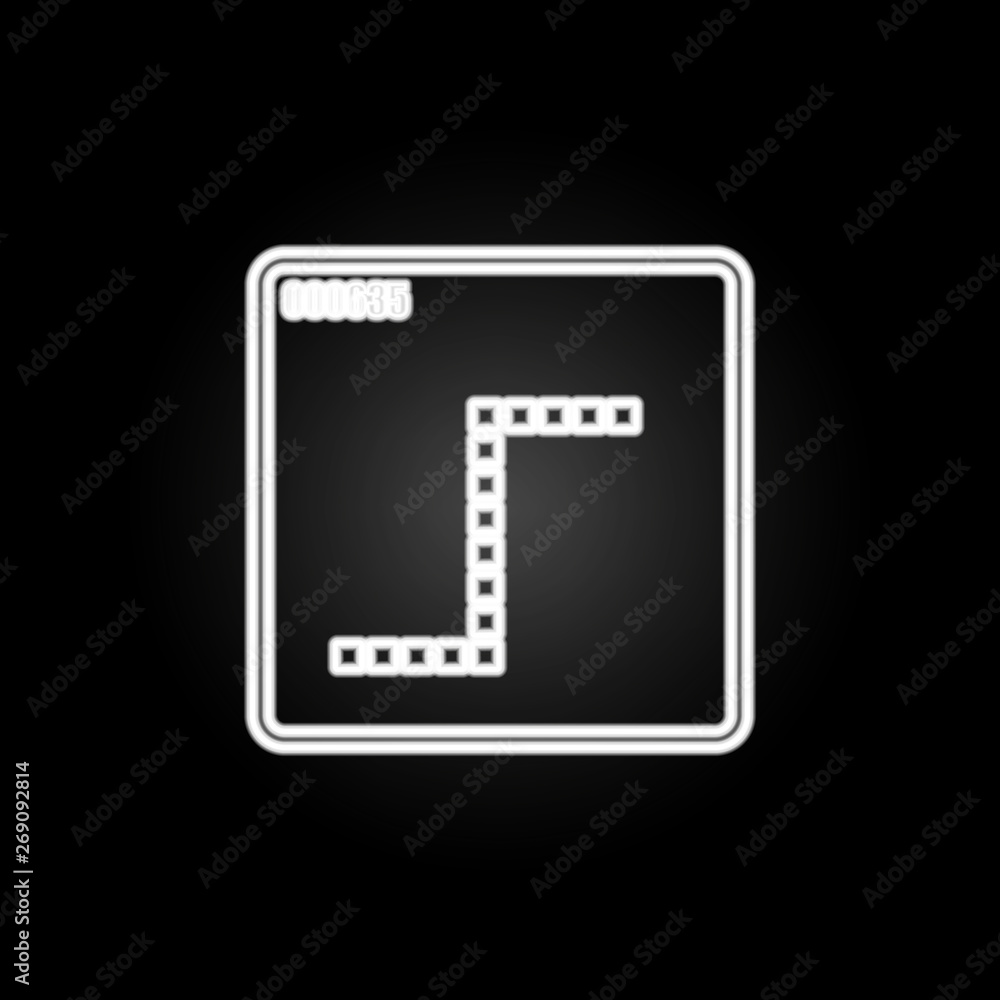 tetris neon icon. Elements of gaming set. Simple icon for websites, web design, mobile app, info graphics tetris neon icon. Elements of gaming set. Simple icon for websites, web design, mobile app, info graphics