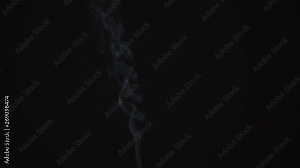 White smoke on black background White smoke on black background