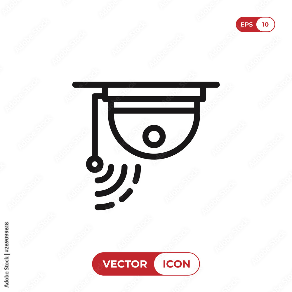 CCTV icon. Security camera symbol CCTV icon. Security camera symbol
