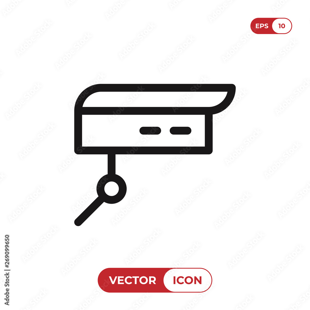 CCTV vector icon CCTV vector icon
