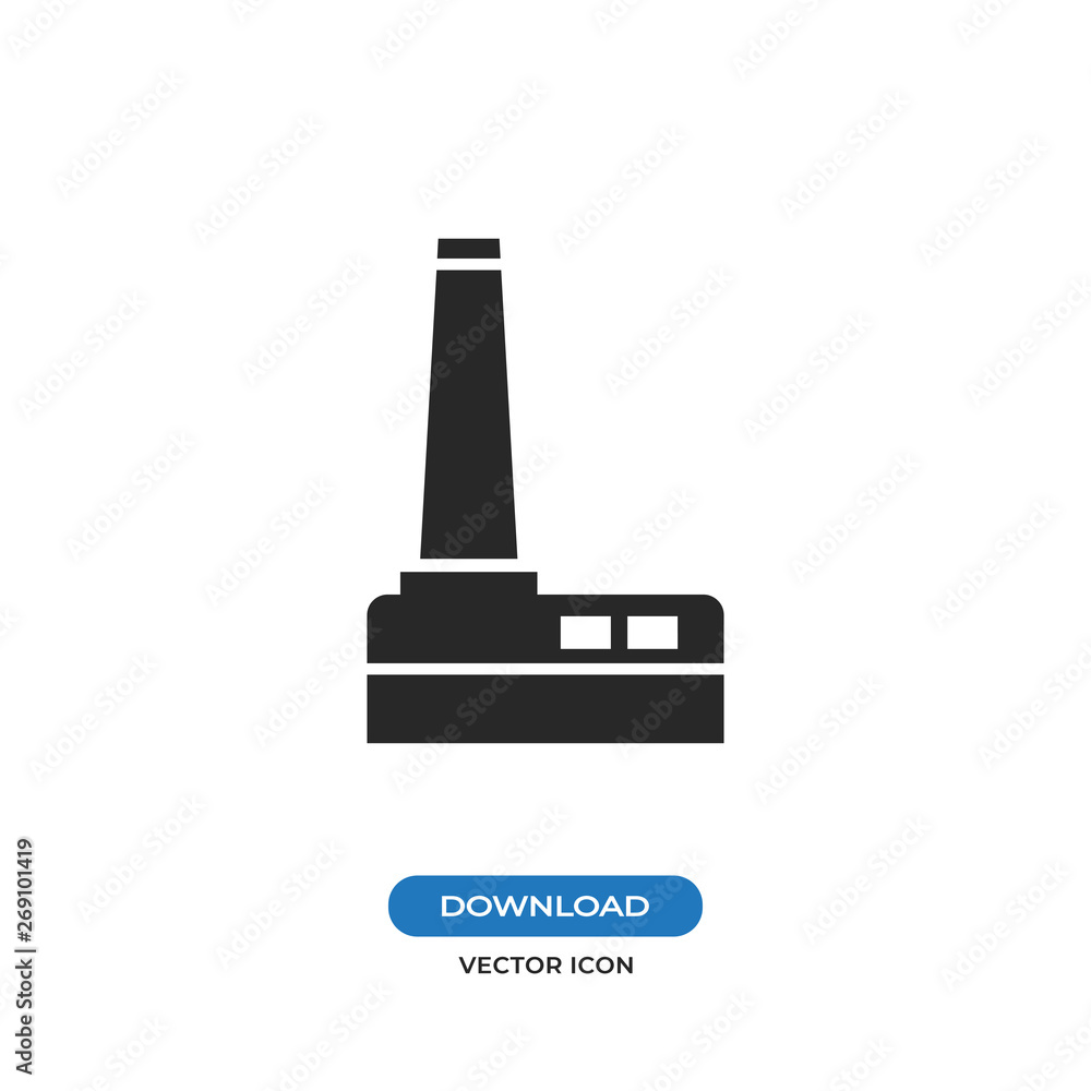 Factory vector icon Factory vector icon