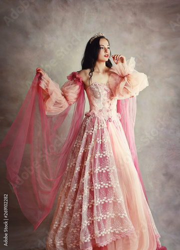 princess peach pink dress