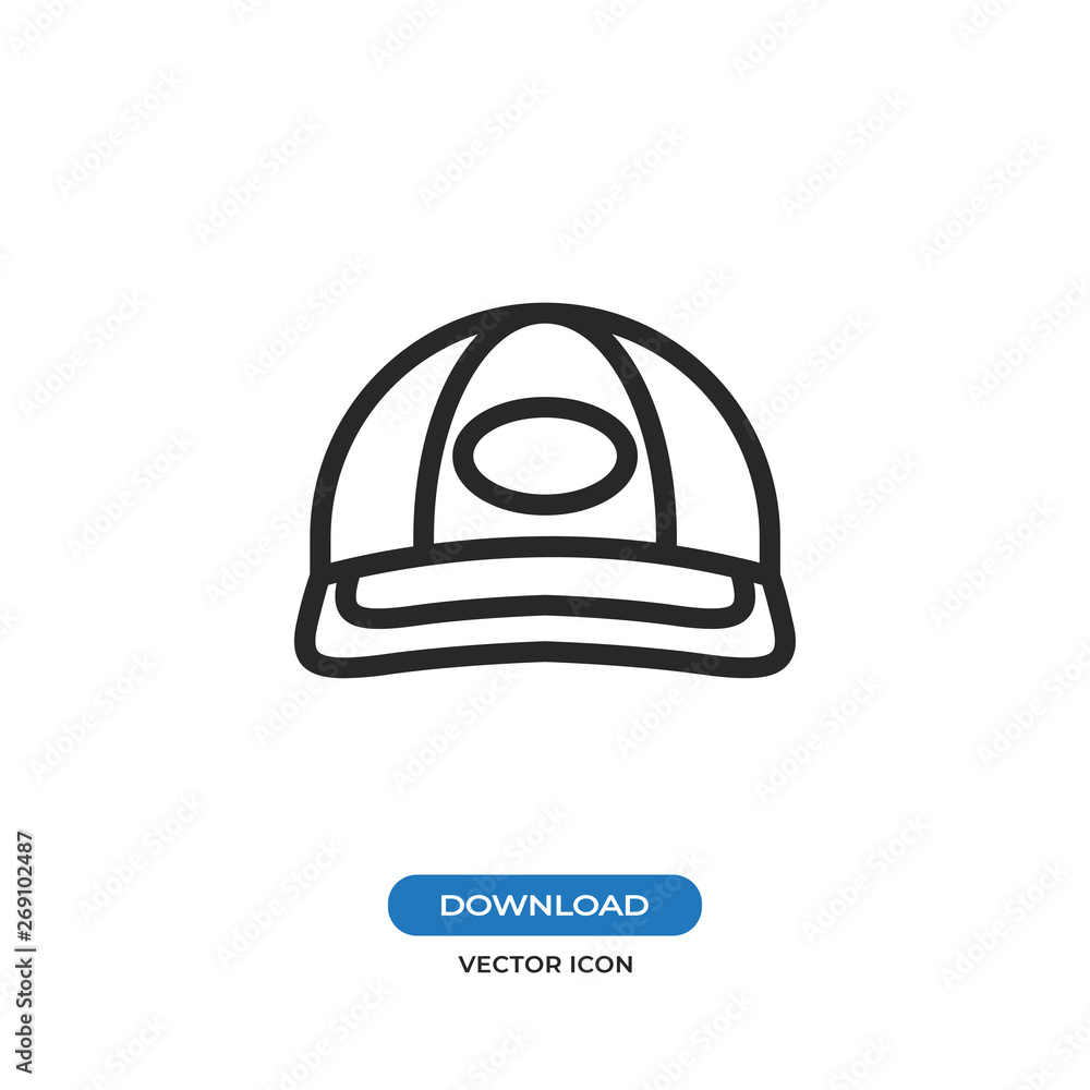 Fototapeta premium Cap vector icon