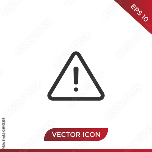 Free Download Warning vector icon - GFXLoad