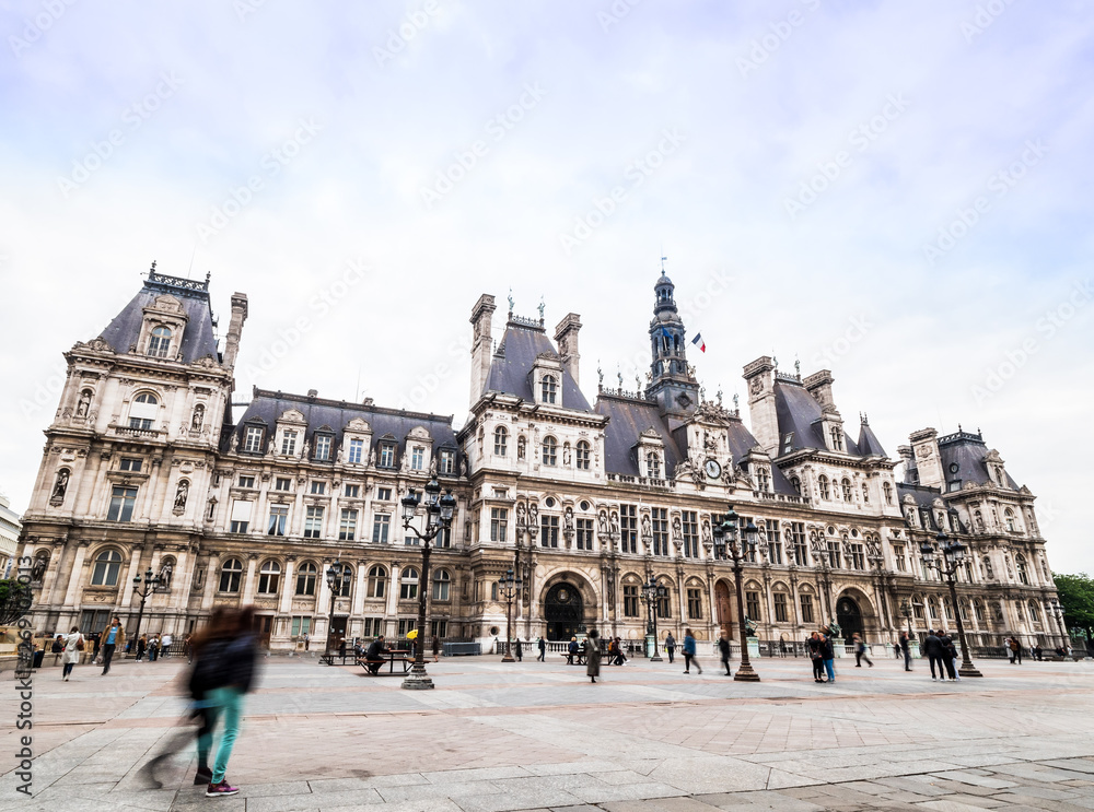 Fototapeta premium パリ市庁舎