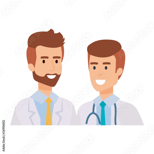 professionals doctors avatars characters