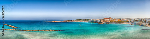 Fototapeta Naklejka Na Ścianę i Meble -  Otranto - coastal town in Puglia with turquoise sea