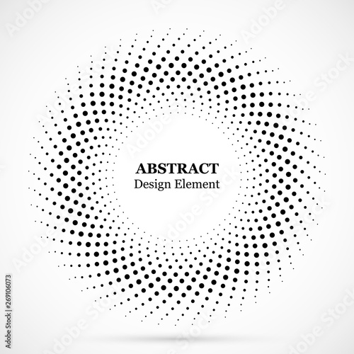 Halftone dotted background ...