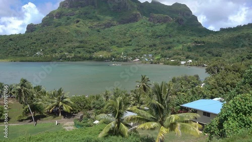 Mt Pahia on island of Bora Bora, French Polynesia photo