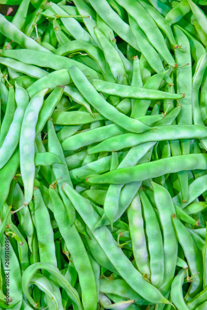 Batcj of Green String Beans on Stand for Sale. Batcj of Green String Beans on Stand for Sale.