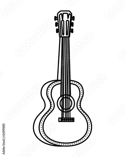 acoustic guitar instrument icon