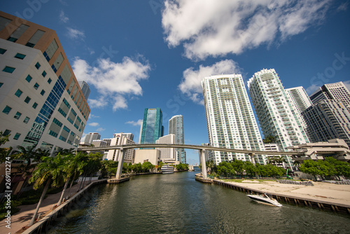 Aerial photo of the Miami River