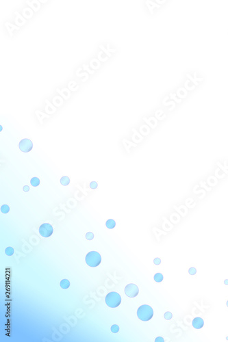 Illustration of splash or carbonate. 水しぶきまたは炭酸のイラスト