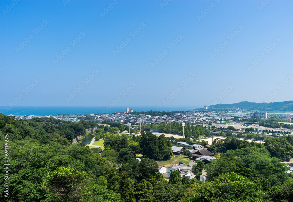 彦根城本丸からの眺め