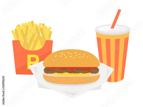 ハンバーガーセット