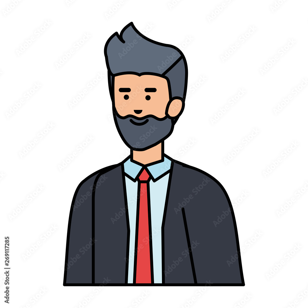 young businessman avatar character young businessman avatar character