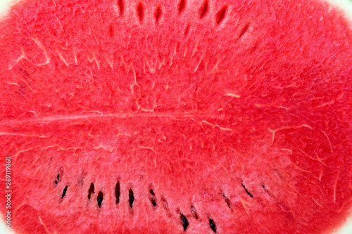 Texture of red ripe watermelon
