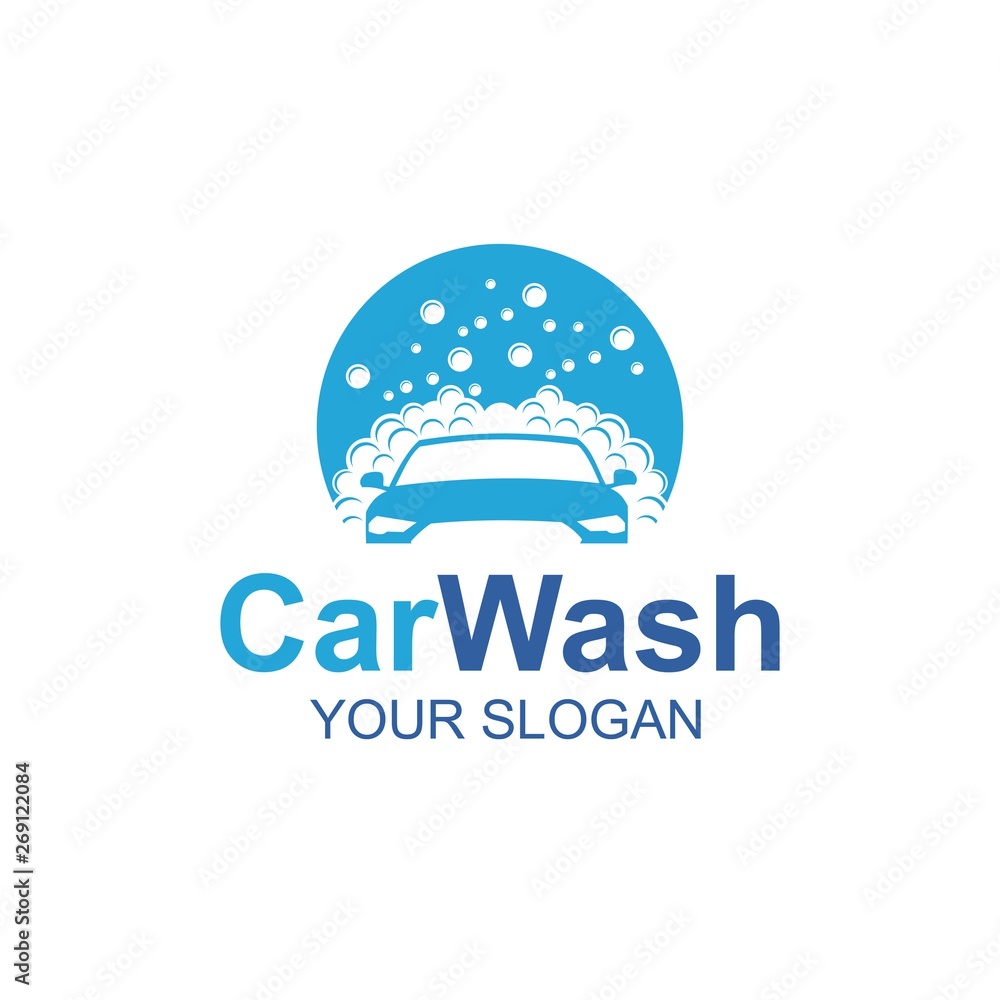Car wash Logo Template Design Car wash Logo Template Design