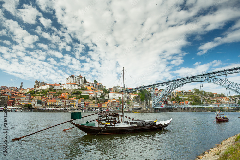 Porto wine boats in Portugal