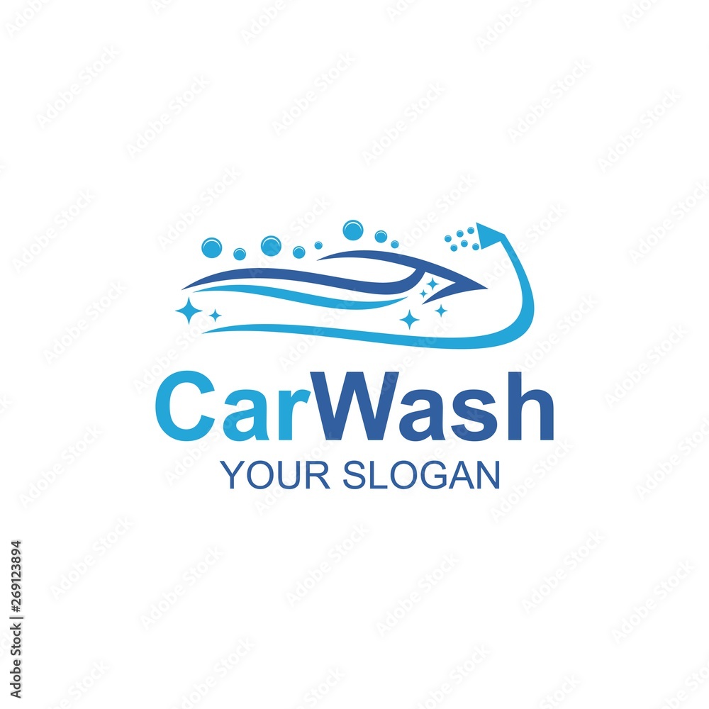 Car wash Logo Template Design Car wash Logo Template Design