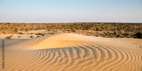 Thar Desert in Jaisalmer, Rajasthan, India