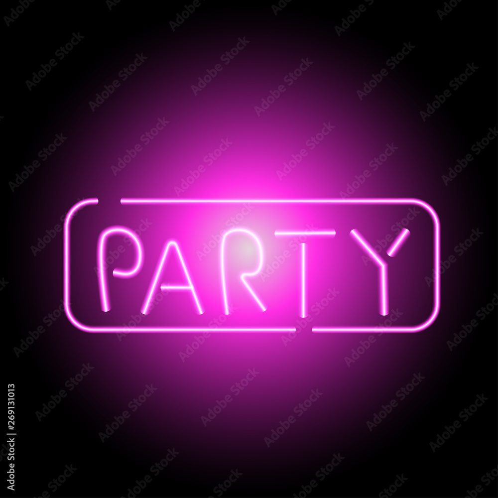 Neon glowing techno lines Neon glowing techno lines