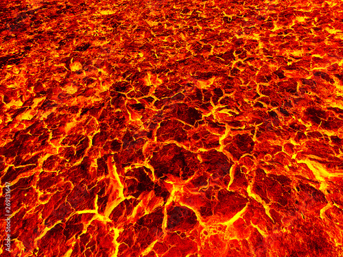 red lava and texture background.