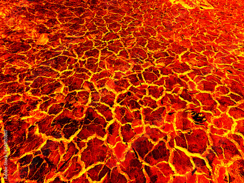 red lava and texture background.