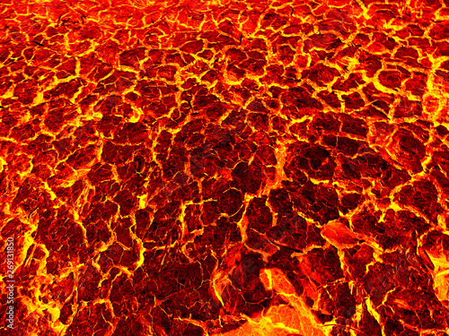 red lava and texture background.