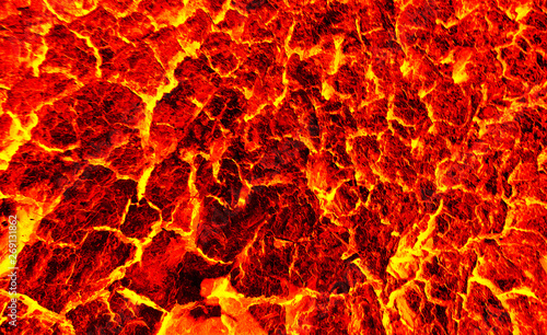 red lava and texture background.