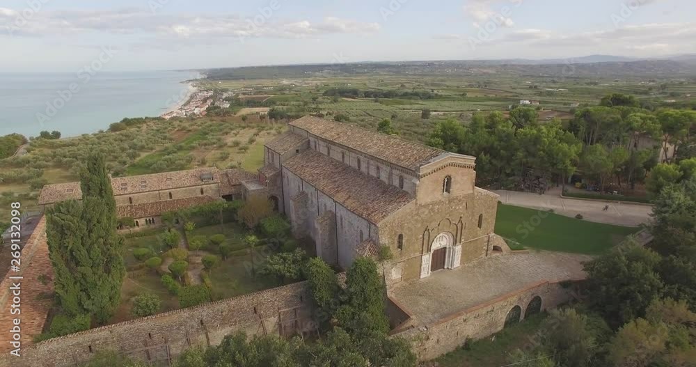 Drone shoot of an Italian Church Drone shoot of an Italian Church