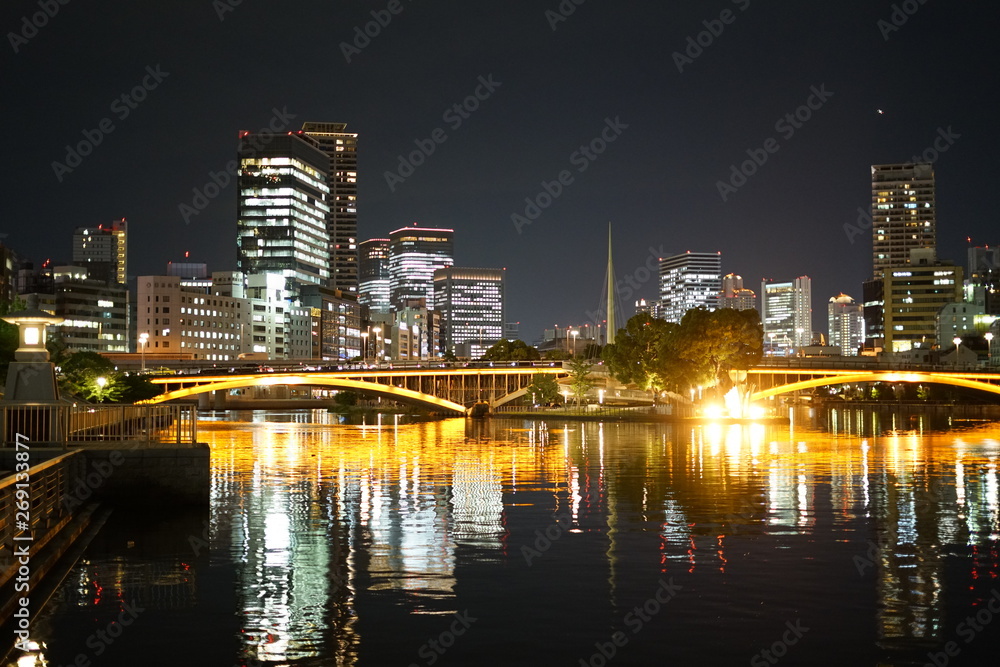 Obraz premium 都市の夜景