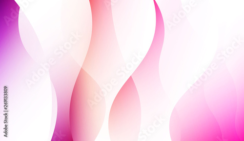 Colored Illustration In Wave Style With Gradient. For Your Design Wallpaper  Presentation  Banner  Flyer  Cover Page  Landing Page. Colorful Vector Illustration.