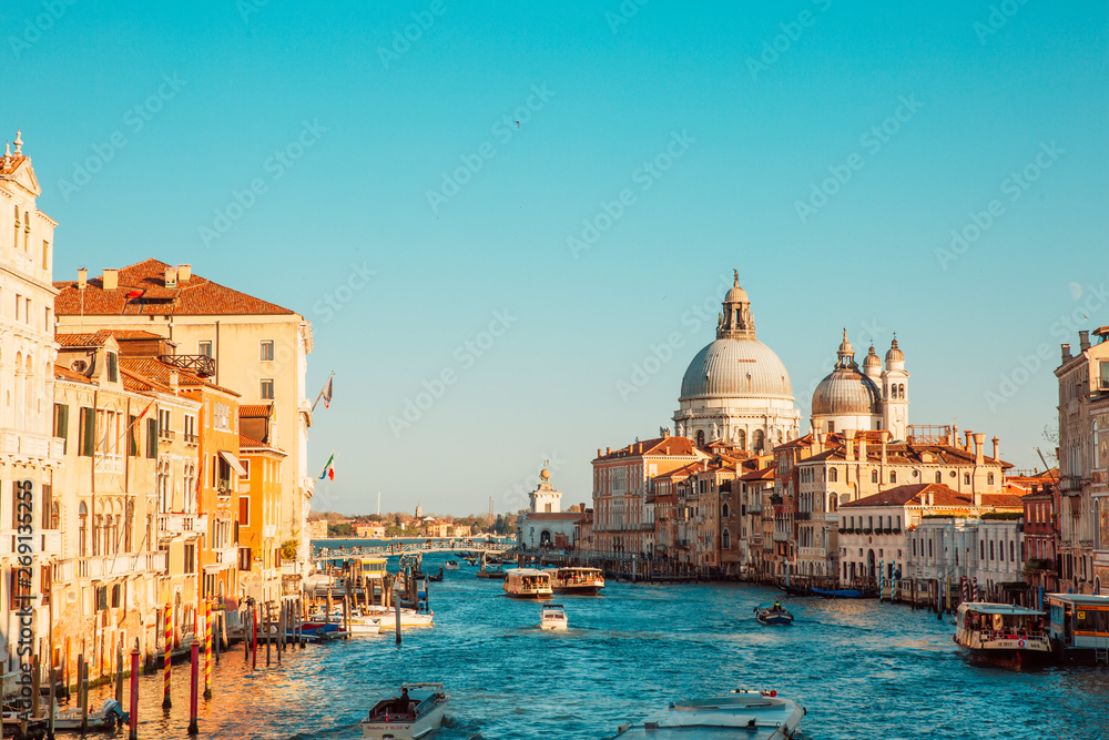 Canals and Cityscape of Venice, Italy