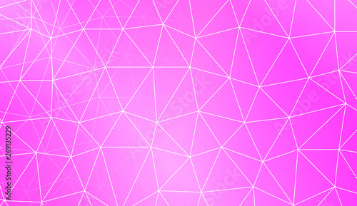 Polygonal pattern with triangles style. For your home interior wallpaper, fashion print. Vector illustration. Blurred Background, Smooth Gradient Texture Color.