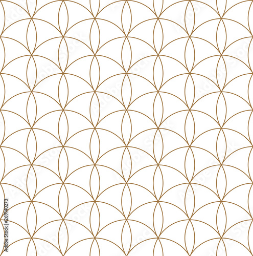 .Seamless geometric pattern in style japanese ornament Kumiko
