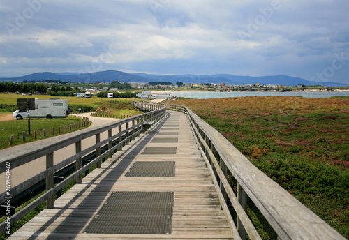 Long way along the coast. Costa de Lugo, Galicia, Spain. Image