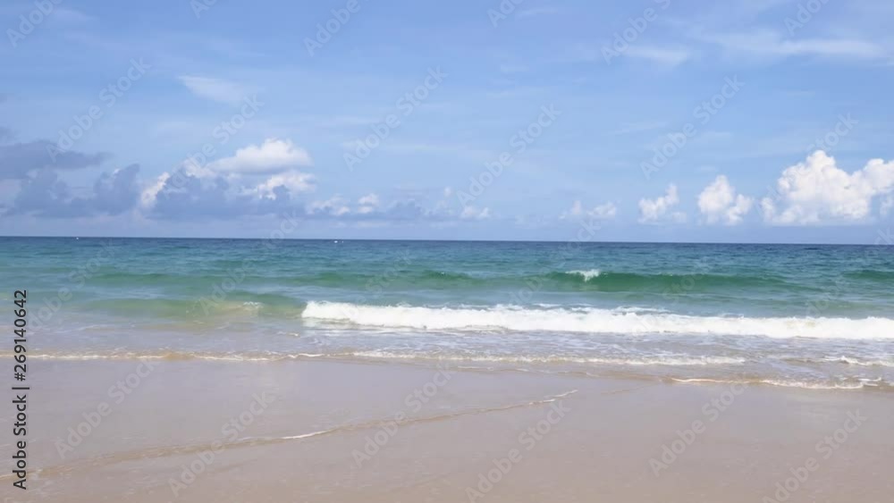 Beautiful sky and sea at Karon Beach Phuket Thailand Beautiful sky and sea at Karon Beach Phuket Thailand