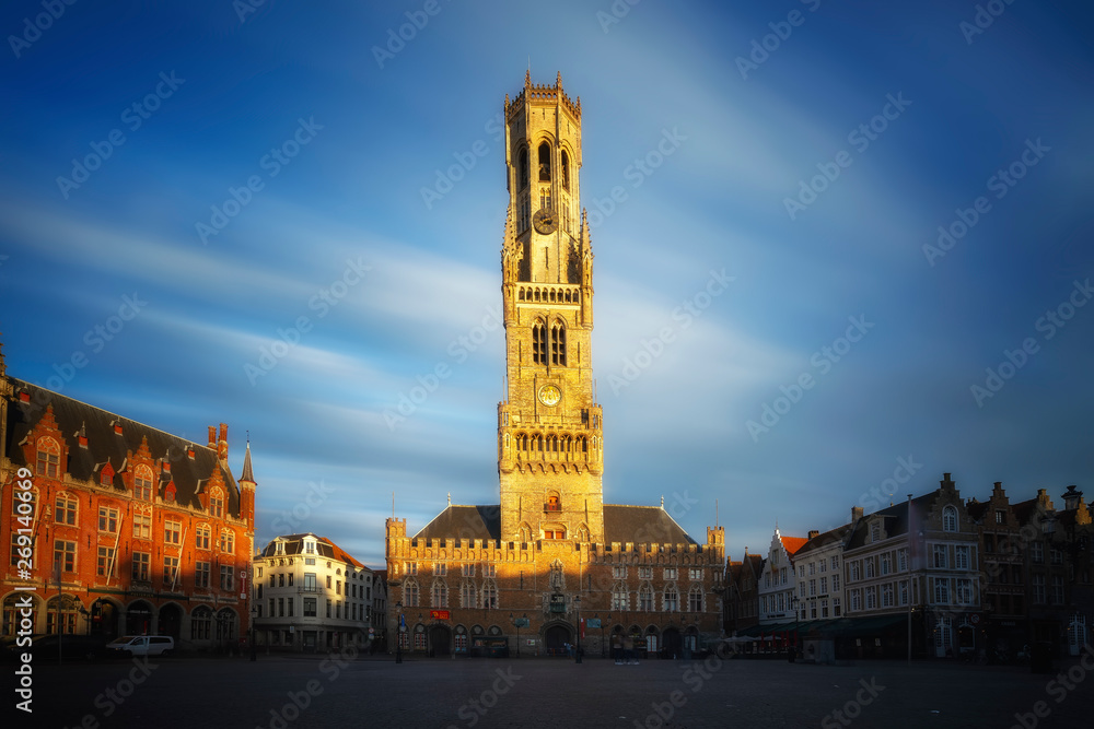 Naklejka premium Brujas. Torre Belfort