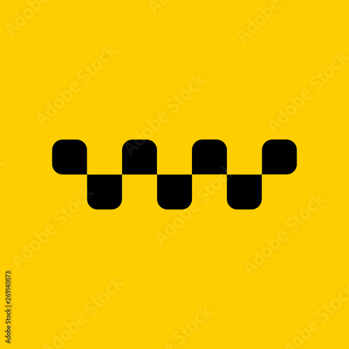 taxi logo mock up add your text