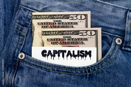 Tableau sur toile Capitalism