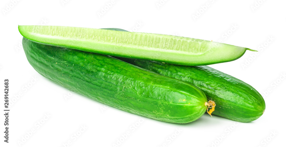Cucumber isolated on white background Cucumber isolated on white background