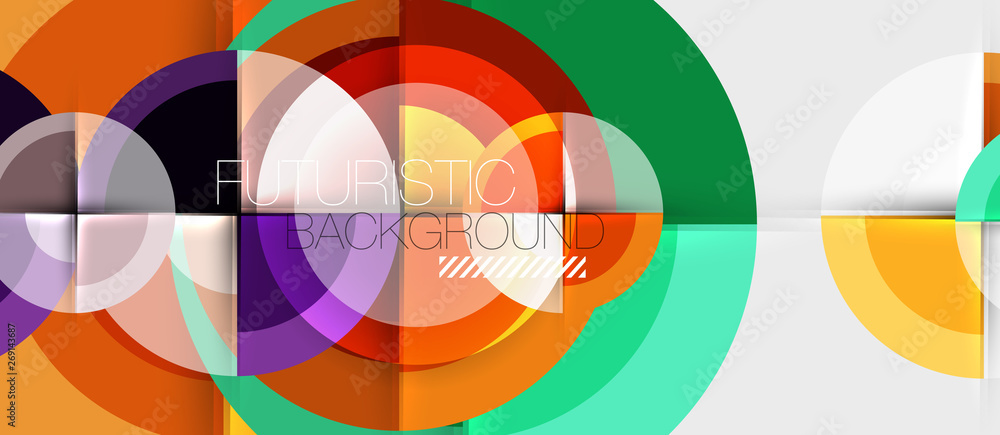 Circular geometrical design template Circular geometrical design template