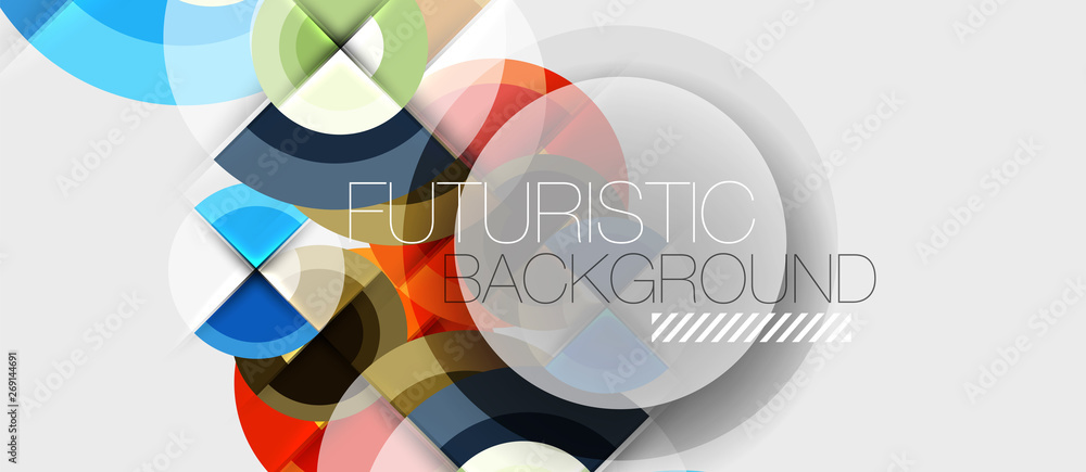Circular geometrical design template Circular geometrical design template