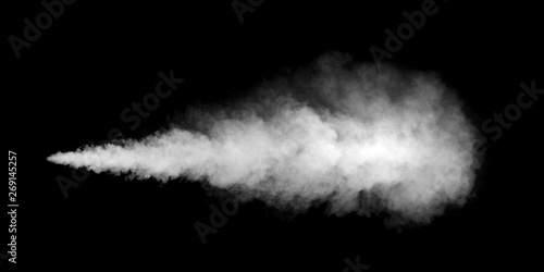 white smoke texture on black background